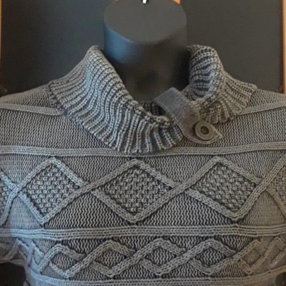 Nine West Cowneck Sweater RUSTIC Cable Knit NWOT